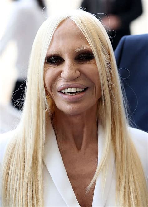 donatella versace face|donatella versace personal life.